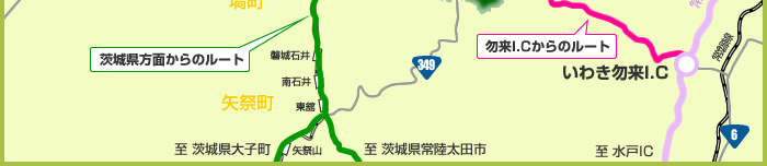 鮫川村へのルートマップ4