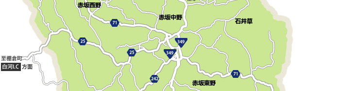 江竜田の滝への地図2
