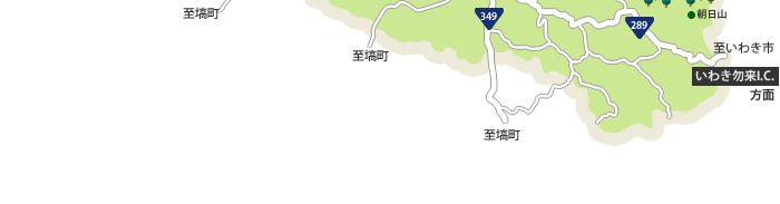 江竜田の滝への地図5