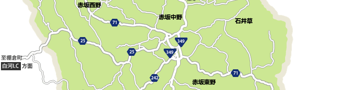 鹿角平観光牧場への地図2